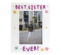 RED OCEAN Best Sister Ever Photo Frame Gifts For Sister Birthday Christmas 7x5 Picture Frame Thank You Gift For Her Friendship Gifts Keepsake
