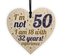 RED OCEAN Birthday Gift For Women Men 50th Birthday Gift For Him Her Keepsake Plaque
