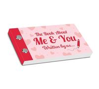 Red Ocean Book About Me and You Gift For Couples, Relationship Gift For Couples, Couple Gift For Valentines Day Birthday Anniversary, Boyfriend Girlfriend Husband Wife Gifts