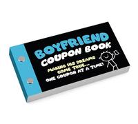 RED OCEAN Boyfriend Coupon Book Gift - Fun Romantic Love Coupons for Him, Cute Date Night Ideas, Anniversary Birthday Valentine Gift for Boyfriend or Partner
