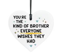 Red Ocean Brother Gifts From Sister For Birthday Christmas Thank You Gift Brother Everyone Wishes They Had Gift For Him Plaque Best