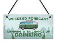 Red Ocean Camping Drinking Novelty Caravan Gifts Motorhome Decor Gift Sign