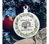 Red Ocean Caravan Sign Novelty Wooden Hanging Sign Caravan Lover Gift Decor Retirement Gift