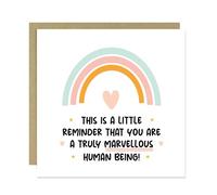 RED OCEAN Card For Friend Co Worker Volunteer Teacher Card For Him Her Mum Nan Sister Auntie Best Friend Truly Marvellous Birthday Christmas