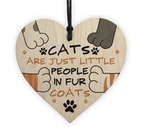 Red Ocean Cats Are Just Little People In Fur Coats Funny Cat Gift Home Decor Cat Lover Gift