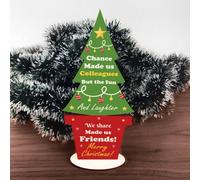 Red Ocean Chance Made Us Colleague Gift For Christmas Wood Christmas Tree