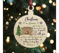 Red Ocean Christmas Bauble For Nanny Remembrance Christmas In Heaven Christmas Tree Decoration Gift For Christmas Family Gift