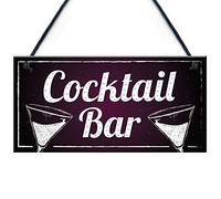 RED OCEAN Cocktail Bar Decorations Neon Effect Home Bar Pub Club Man Cave Garden Sign Friendship Gift