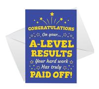 RED OCEAN Congratulations On Your Fantastic A Level Results Card With Envelope Congratulations Card Well Done Card For Daughter Son A Level Results Card A6 Greetings Card