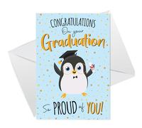 RED OCEAN Congratulations on Your Graduation Greetings Card With Envelope, Graduating From University Card, Congratulations University Degree Card For Son Daughter, Novelty Greetings Card