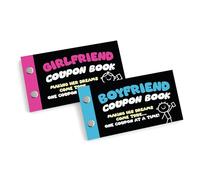Red Ocean Couples Coupon Book Bundle of 2 For Boyfriend and Girlfriend Anniversary Present For Him Her Date Night Ideas Gift For Birthday Valentines Day