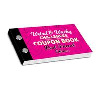 RED OCEAN Coupon Book Gift For Friend, Novelty Best Friend Coupons, Friendship Gifts, Fun Challenges Coupon Book, Birthday Christmas For Friends Bestie BFFS, Friendship Gifts For Girls
