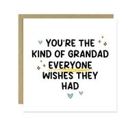 RED OCEAN Cute Card For Grandad For Birthday Fathers Day With Envelope Grandad Everyone Wishes They Had Thank You Card From Grandchildren