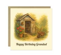 RED OCEAN Cute Happy Birthday Grandad Card From Granddaughter Grandson Birthday Cards With Envelope Cards For Grandad Grandparent
