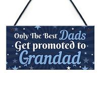 RED OCEAN Dad Gifts Grandad To Be Gifts Hanging Plaque Fathers Day Dad Gifts From Daughter Mummy To Be