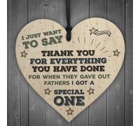 Red Ocean Dad Special One Hanging Wooden Heart Fathers Day Gifts For Him Special Daddy Present Thank You