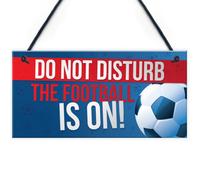 Red Ocean Do Not Disturb Football Pub Bar Man Cave Sign Gift For Men World Cup Birthday Gift