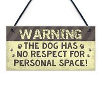 RED OCEAN Dog Sign For Home Beware Of The Dog Sign Funny Dog Gift Funny Pet Sign For Home