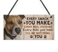 Red Ocean Dog Sign For Home Funny Dog Gift Beware Of The Dog Plaque Funny Pet Gift Keepsake