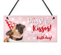 Red Ocean Dog Sign For Home Funny Gift From Pug Gift Mum Dad Birthday Gift From The Dog
