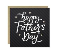 RED OCEAN Fathers Day Card For Dad Happy Father's Day Card From Daughter Son 145 x 145mm Greetings With Kraft Envelope For Dad Daddy Father