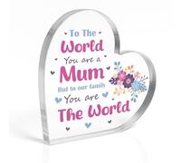 Red Ocean For Mum, Mum From Daughter Son Kid, Birthday To Say Thank You, For Christmas, Plaque, Idea Birthday Christmas