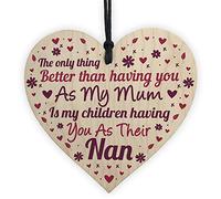 RED OCEAN For Mum Nan Nanny Gift From Granddaughter Grandson Thank You Keepsake Gift
