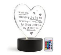 Red Ocean For Mummy From Daughter Son Baby LED Sign Love You For Mummy Birthday Christmas Thank You Her Keepsake