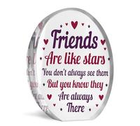 Red Ocean Friend Gifts For Christmas Birthday, Friendship Acrylic Plaque Keepsake Gift For Christmas, Birthday Gifts For Friends, Best Friend For Women, Best Friend BFF Gifts