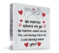 Red Ocean Friendship for Women for Bestie Best Friend Female Friendship Birthday Christmas Acrylic Plaque Sister Plaque Present Friend