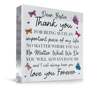 Red Ocean Friendship for Women Special Friend Bestie Beautiful Acrylic Plaque Best Friend Birthday For Women Christmas Presents Friends
