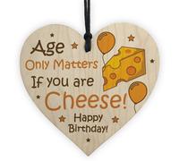 Red Ocean Funny 40Th 50Th 60Th Birthday Gift For Men Women Wood Heart Birthday Decoration