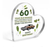 Red Ocean Funny 60th Birthday For Dad Grandad Uncle Friend Joke Birthday For 60th Men Him Acrylic Plaque Keepsake