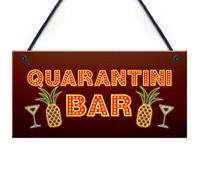 Red Ocean Funny Bar Signs Quarantine Corona Home Bar Decor Signs Novelty Gifts For Him