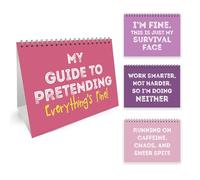 RED OCEAN Funny Colleague Gifts For Women Fun Desk Accessories Sarcastic Quotes Flipbook Secret Santa Gifts For Colleagues Christmas Birthday