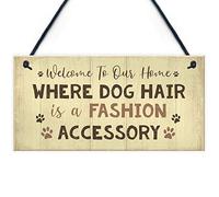 RED OCEAN Funny Dog Sign Dog Lover Gift Dog Sign For Home Funny Dog Gift Xmas Gift For Dog Lover