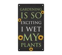 Red Ocean Funny Garden Sign For Outdoors Wet My Plants Funny Gift For Him Her Women Men Hanging Door Wall Sign Garden Shed Summerhouse Friendship Gift Gardener Gifts