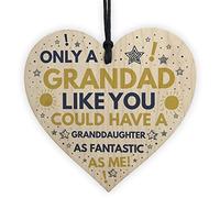 RED OCEAN Funny Grandad Birthday Christmas From Granddaughter Funny Grandad Plaque For Him