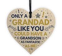 RED OCEAN Funny Grandad Birthday Christmas From Grandson Funny Grandad Plaque For Him