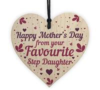 RED OCEAN Funny Mothers Day Card From Step Daughter Step Mum Gifts Keepsake