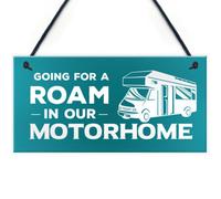 Red Ocean Funny Motorhome Hanging Sign For Your Home Caravan Campervan Decor Signs