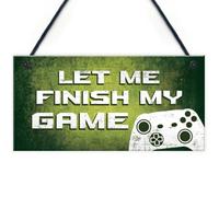 Red Ocean Funny Neon Effect Gaming Sign For Boys Bedroom Man Cave Games Room Gift