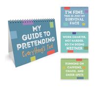 RED OCEAN Funny Office Guide Flipbook Secret Santa Gifts For Colleagues Fun Desk Accessories Birthday Gift For Colleague Coworker Novelty Gift For Men Women