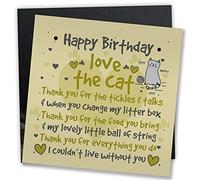 RED OCEAN Funny Rude Birthday Card Mum Dad Wife Friend Daughter Sister CAT PRESENT Keepsake Plaque