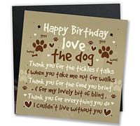 RED OCEAN Funny Rude Birthday Card Mum Dad Wife Friend Daughter Sister DOG PRESENT Keepsake Plaque