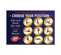 RED OCEAN Funny Scratch Off Card | Joke Rude Naughty For Couples | Boyfriend Girlfriend Husband | Novelty For Him | Anniversary