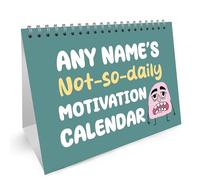 RED OCEAN Funny Secret Santa For Colleagues Personalised Sarcastic Desk Calendar Funny Motivational Quotes For Office Desk Coworker Colleague Christmas