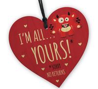 Red Ocean Funny Valentines Gift Present For Boyfriend Girlfriend Him Her Im All Yours No Returns Gift For Him Her