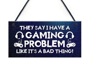 Red Ocean Game Zone Sign Playstation Xbox Player Retro Plaque Bedroom Sign Gift For Son