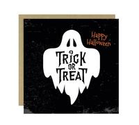 RED OCEAN Ghost Halloween Card For Friend Daughter Son Couple Card For Him Her Novelty Halloween Cards With Kraft Envelope Spooky